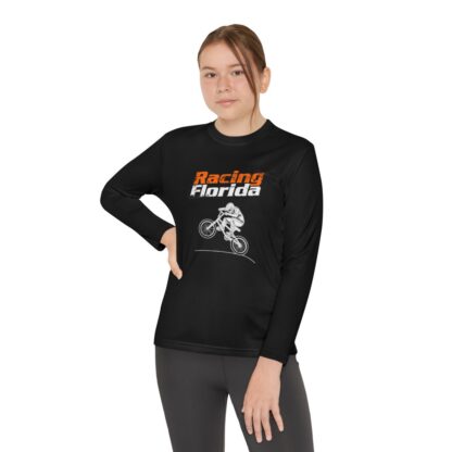 Racing Florida Custom Youth Long Sleeve Competitor Tee - Image 4