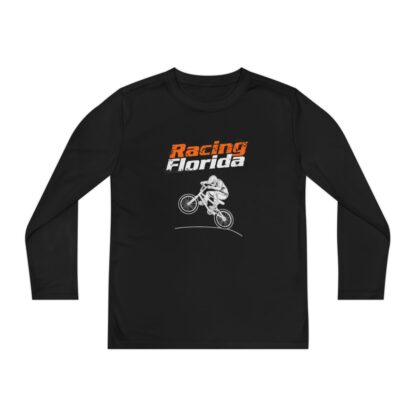 Racing Florida Custom Youth Long Sleeve Competitor Tee